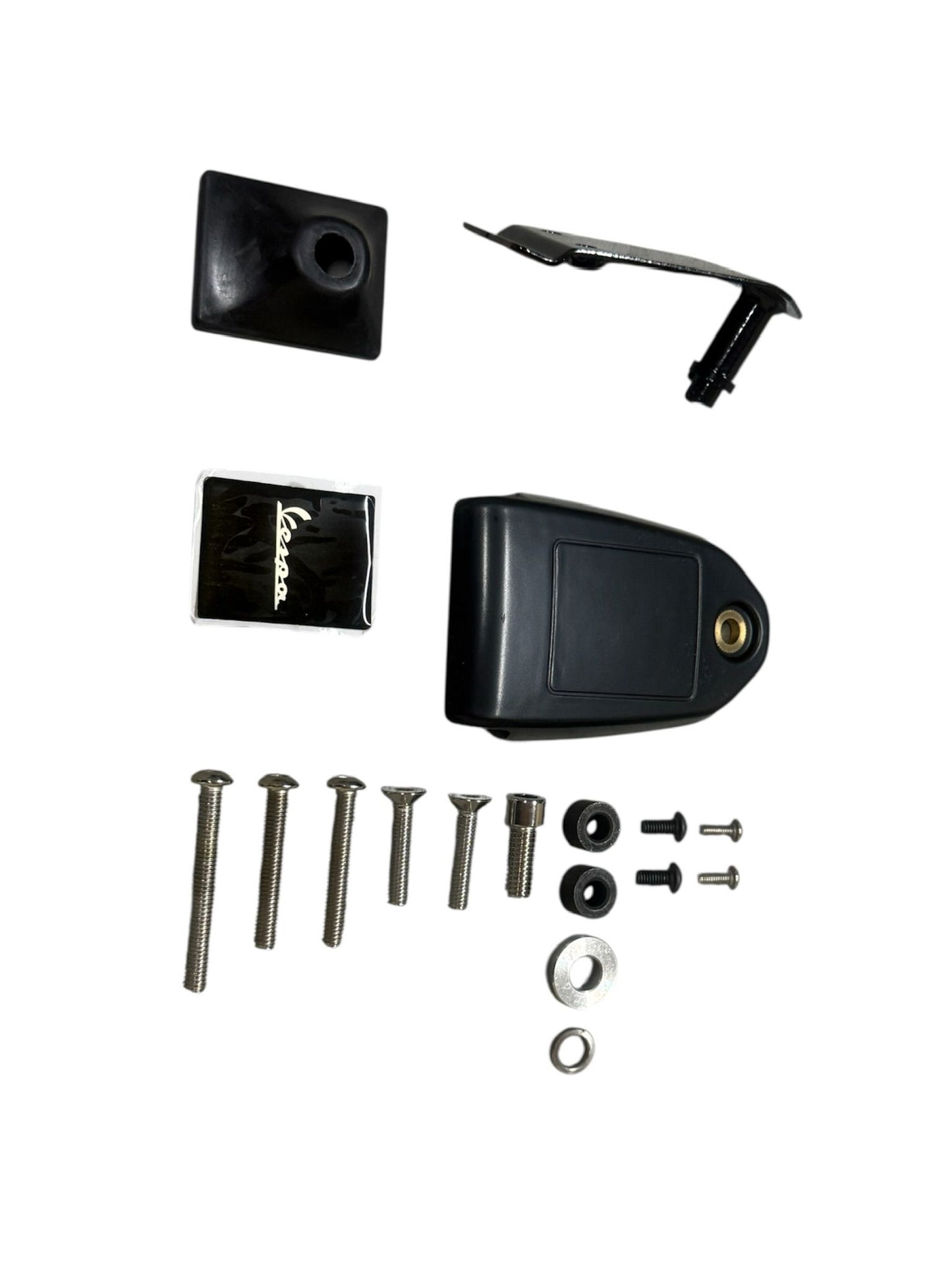 Vespa Sprint valbeugel glans zwart (inclusief montageset & sticker)