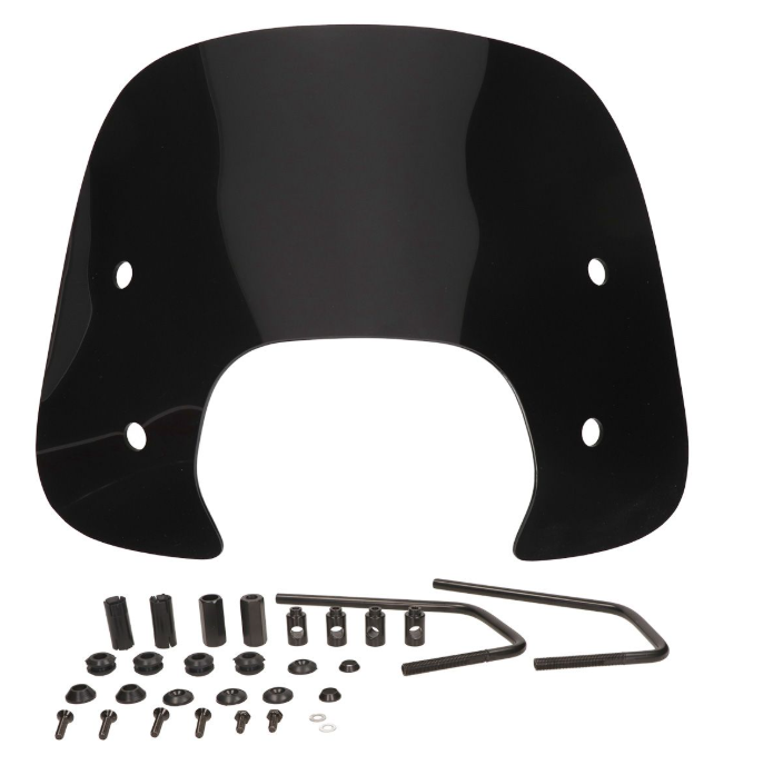 Laag Glans Zwart Windscherm – Vespa Sprint / Primavera | €44,99