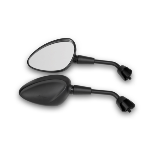 Spiegel set Vespa sprint / primavera kort mat zwart